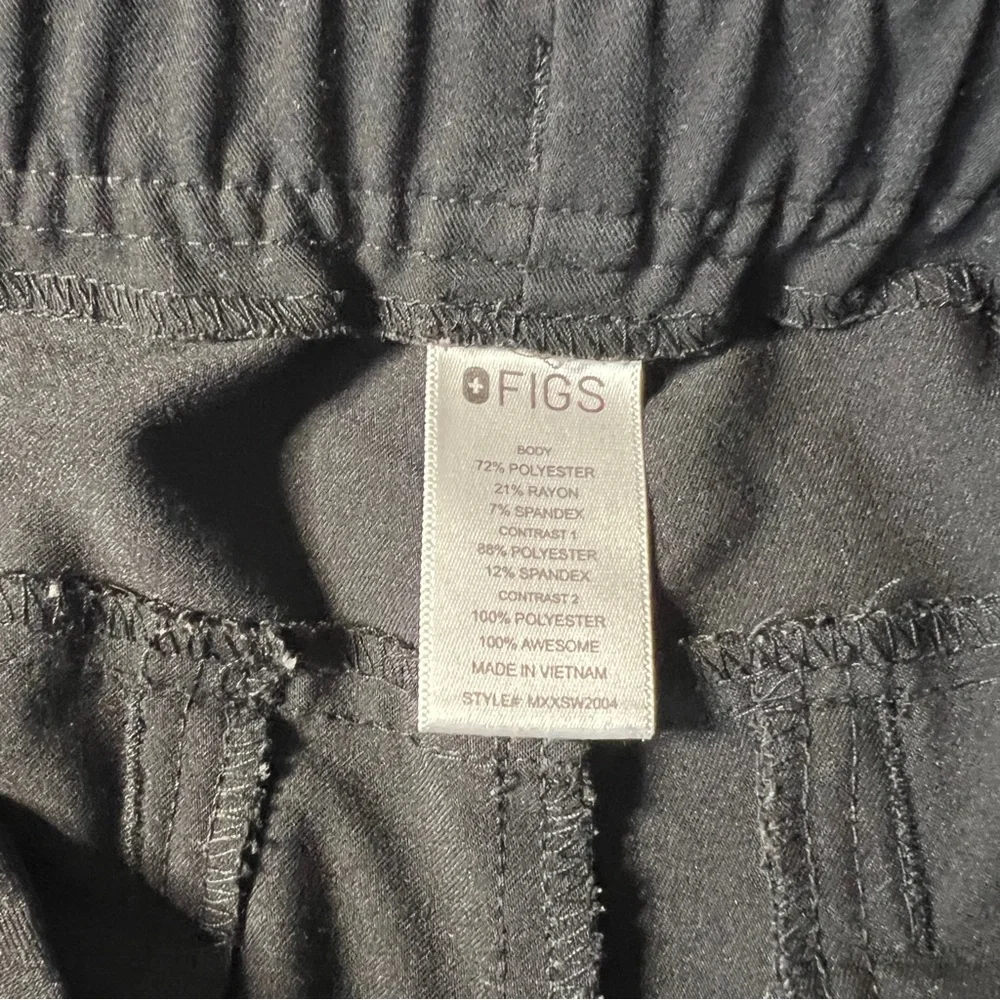 Figs Tansen Jogger Scrub Pants Black Men's Size L  MXXSW2004